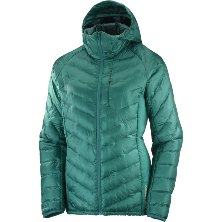 Green Salomon Outline Primaloft Women's Insulated Jackets | PH 45239J